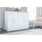 Bestar Pur 61W Full Cabinet Bed with Mattress, White 126193-000017 - alternate 10